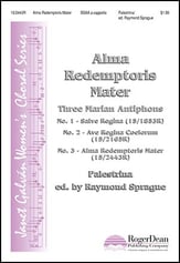 Alma Redemptoris Mater SSAA choral sheet music cover